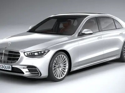 Mercedes-Benz S-Class AMG long 2021 3D model