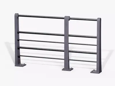 Quayside Post Low-poly 3D model