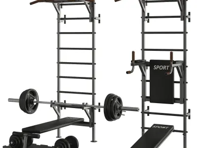 Sport Swedish Wall 3D model