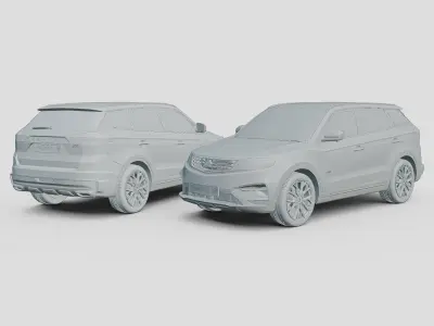 Proton X70 2020 3D model