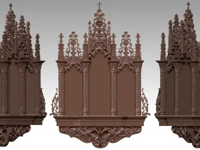 Catholic Altar V1 3D print model