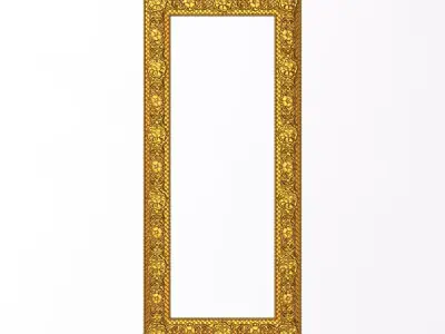 Carved Picture Frame 3D model 20