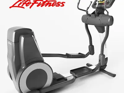 Elliptical Cross-Trainer Life-Fitness 3D model