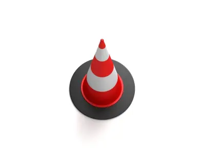 traffic cone 3 3D model
