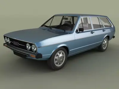 Audi 80 Typ82 Estate 3D model