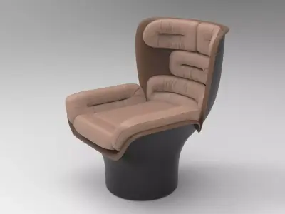 Hatu Armchair 3D model