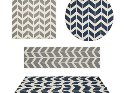 Rugs No 488 Low-poly 3D model