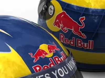 Helmet F1 2009 Sebastien Bourdais 3D model