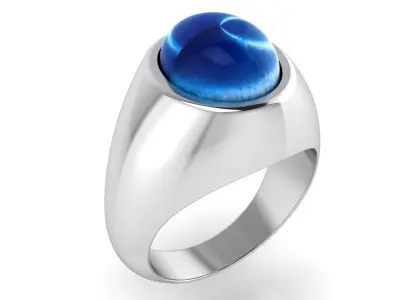 Oval Ring 1441 Free 3D print model