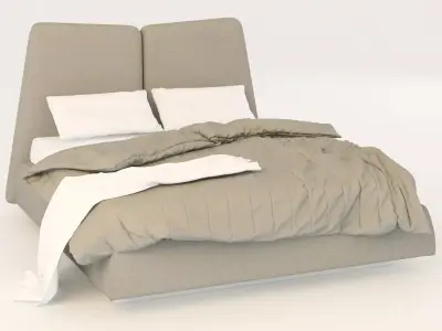 Nakts Mebeles Twins bed 3D model