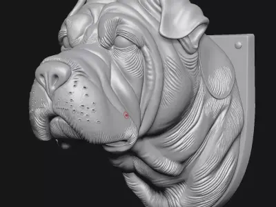Bullmastiff 3D print model