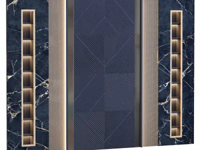 Panel by Pinterest 3D model 5