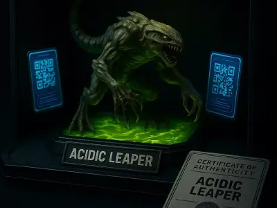 Acidic Leaper  Alien Bio-Weapon Creature 3D print model