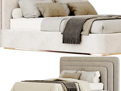 Voyage Royal Bed Italy 3D model