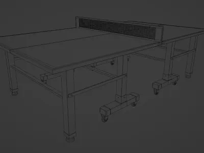 ping-pong table Free 3D model