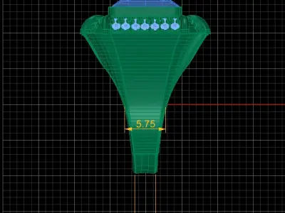 BLUE STONE AND DIAMOND STYLISH RING 3D PRINTABLE MODEL 3D print model