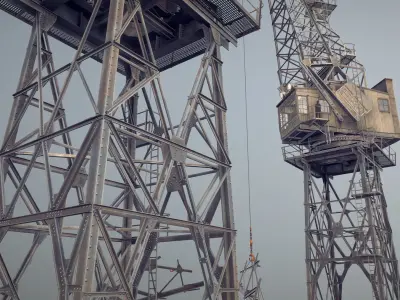 Crane STOTHERT-PITT livery ver-3 Low-poly 3D model