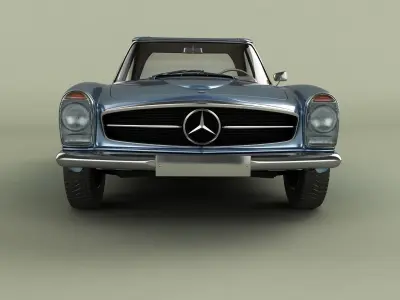 Mercedes 230SL Pagoda 3D model