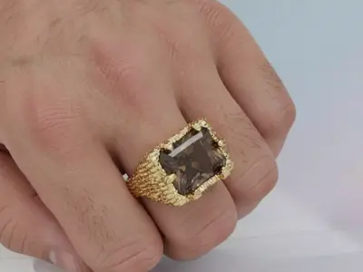 Knight Ring Jewelry model - for Him and Her 3D print model