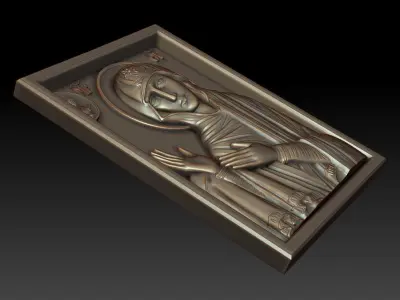Mother of God Maheriotissa 3D model