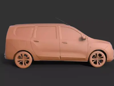 Dacia Lodgy 2013 3D print model