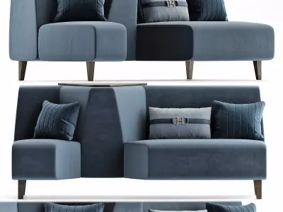 Sedes Regia SLIT low poly 3d model Low-poly 3D model