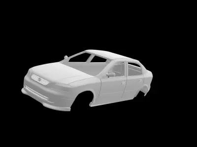 Opel Astra G 5doors Hatchback 3D print model