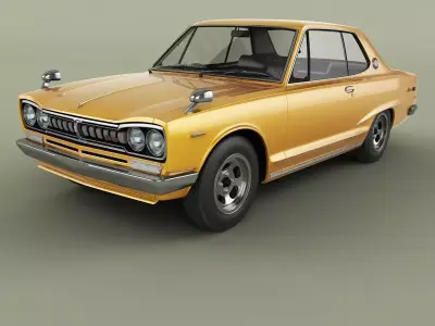 Nissan Skyline 1800 Cuope  3D model