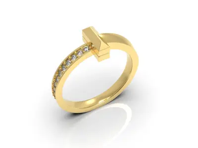 Tiffany ring 3d Model 3D print model