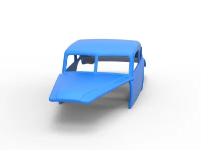 Shell of Vintage Asphalt Modified stock car V4 Scale 1 to 25 3D print model
