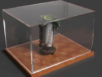 Chinese Jadeite cabbage figure Low-poly 3D model