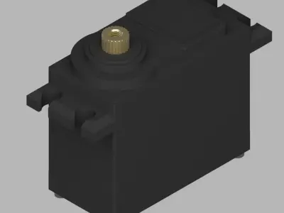Servomotor servo motor 3D model