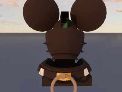 GUNDAM MOUSE HEAD Free 3D model