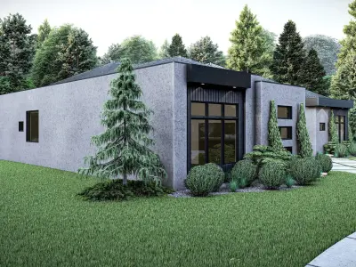 Modern House Number 11 - Stl-Dae file - 3d model Only 3D print model