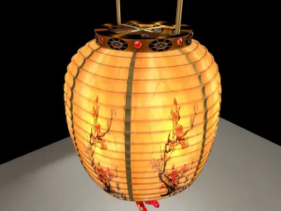 Chinese lantern 3D model 3