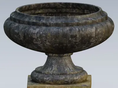 Garden urn planter31 3D model