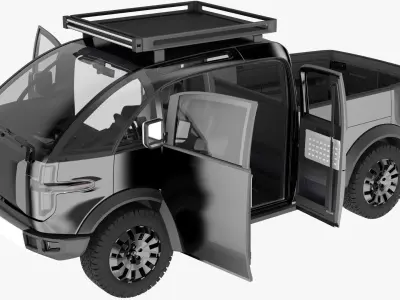 Canoo Pickup Truck  3D model