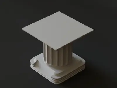 pedestal 01  3D print model