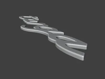 Porsche 911 Targa Badge 3D print model