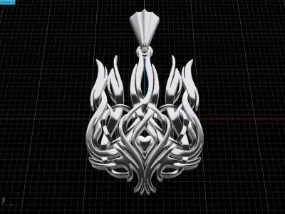 Ukrainian Trident 3D print model 2