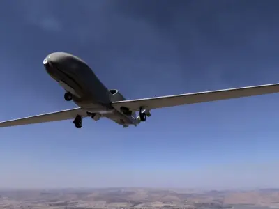 RQ-4-GLOBAL-HAWK unmanned aerial vehicle 3D print model