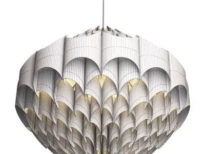 Rhytmic pendant lamp 3D model