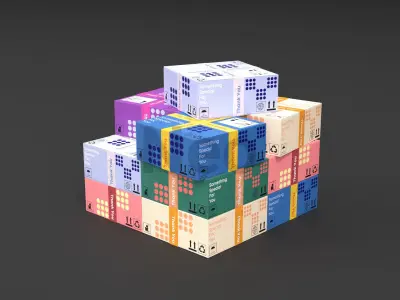 Cardboard Boxes 3D Model Low-poly 3D model