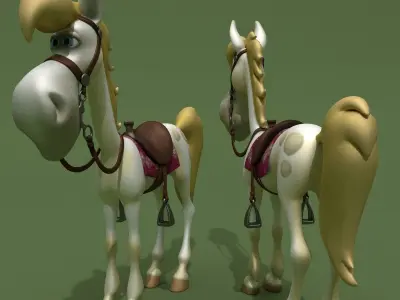 Cartoon Horse Jolly Jumper 3D model