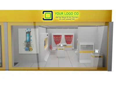  Interior Shop Market a561b 3D model