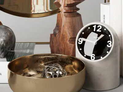 Decorative set v5 3D model