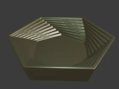 3D MODELS STL FILE SERVING PLATE FOR CNC ROUTER ENGRAVER Free 3D print model
