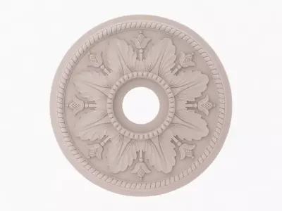 Classic Ceiling Medallion 06 3D model