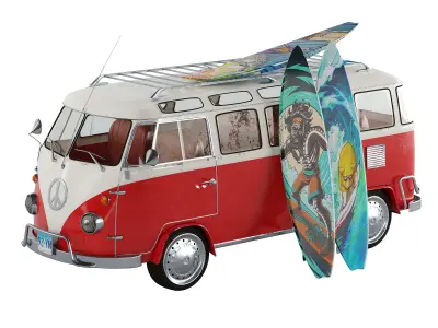 Surf Truck 3D model