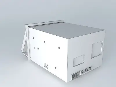 car radio Free 3D model